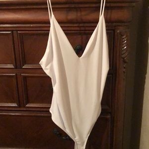White bodysuit shirt